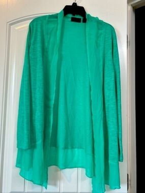 Metaphor | Open Front Cardigan in Teal